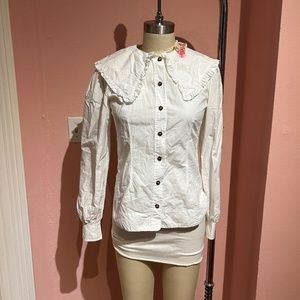 GANNI Long Sleeve / Oversized Collar